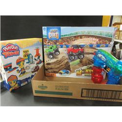 Kids Toys / Play Doh / Bubble Gun / Monster truck Rally