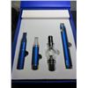 Image 1 : Blue 3 in 1 Wax Vaporizer Pen Kit Dry Herb electronic cigarettes with