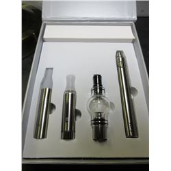 Silver 3 in 1 Wax Vaporizer Pen Kit Dry Herb electronic cigarettes with