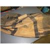 Image 2 : New Large Heavy Canvas Zippered Bag / Hockey bag style 36 x 20 "
