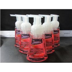 6 New Antibacterial Foaming Pump Hand Soap / 7.5 floz/ Strawberry