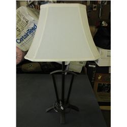 Metal Lamp with shade and Led Bulb  24 inch tall