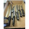 Image 1 : Flat with New Weston outfitters Game processing knife set/ meat cutting