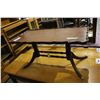 Image 2 : SMALL WOODEN CLAW FOOT TABLE