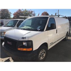 2004 GMC SAVANA, WHITE, VAN, GAS, AUTOMATIC, VIN#1GTHG39U341244148, 250,076KMS, RD,AC, NO ICBC