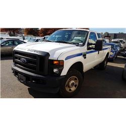 2010 FORD F-250 SUPERDUTY, PU, WHITE, VIN # 1FTSX2BY1AEA54723