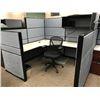 Image 2 : LOT OF 8 TEKNION BLUE AND GREY MODULAR WORKSTATIONS
