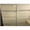 Image 2 : TEKNION BEIGE 5 DRAWER LATERAL FILE CABINET