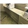 Image 2 : TEKNION BEIGE 2 DRAWER LATERAL FILE CABINET