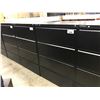 Image 2 : BLACK 4 DRAWER LATERAL FILE CABINETS