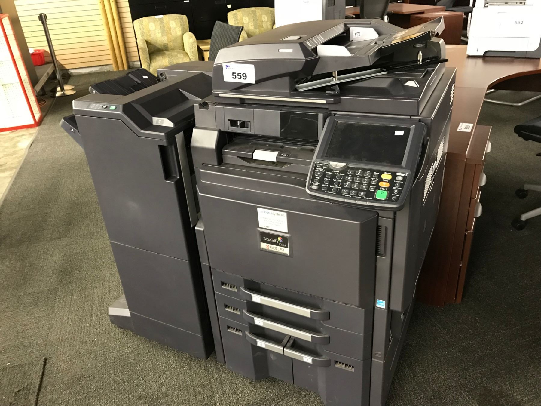 KYOCERA TASK ALPHA 3051CI DIGITAL NETWORK PRINTER NO HD