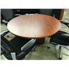 Image 2 : CHERRY 48" ROUND TABLE