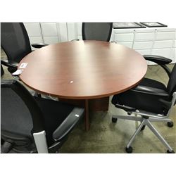 CHERRY 48" ROUND TABLE