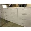 Image 2 : GREY GLOBAL 4 DRAWER LATERAL FILE CABINET