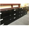 Image 2 : BLACK 3 DRAWER LATERAL FILE CABINET
