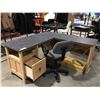 Image 2 : SAUDER 2 PCE L DESK AUGUST HILL COLLECTION