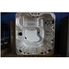Image 1 : BRAND NEW CAL-SPA MADE IN USA 100" X 100" PHANTOM BASE HOT TUB FEATURING: 85 HALO SS JETS