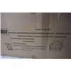 Image 2 : RED MAJORCA OUTDOOR DAYBED WITH REVOLVING OTTOMAN AND BEIGE RETRACTABLE CANOPY - IN BOX