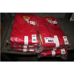 SIX CONDOR REFLECTIVE RED COVERALLS - SIZE 60