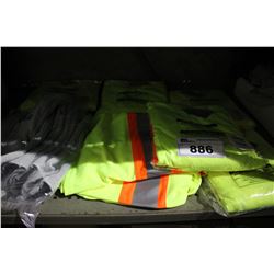 SHELF OF HIGH VISIBILITY LONG SLEEVE SHIRTS AND ROD POCKETS