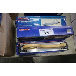 9 WESTWARD 17" SANDING BOARDS