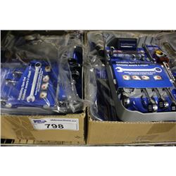 TWO BOXES OF WESTWARD 5PC DOUBLE RATCHETING COMBINATION WRENCH SETS