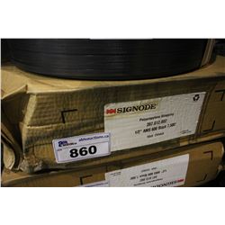 SIGNODE POLYPROPYLENE STRAPPING - 1/2" AMS 600 BLACK 7500FT