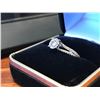 Image 2 : LADIES 14K WHITE GOLD FIFTY-THREE DIAMOND RING-APPRAISED VALUE $5130.00