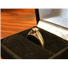 Image 2 : LADIES 14K WHITE & YELLOW GOLD DIAMOND SOLITAIRE RING-APPRAISED VALUE $2420.00