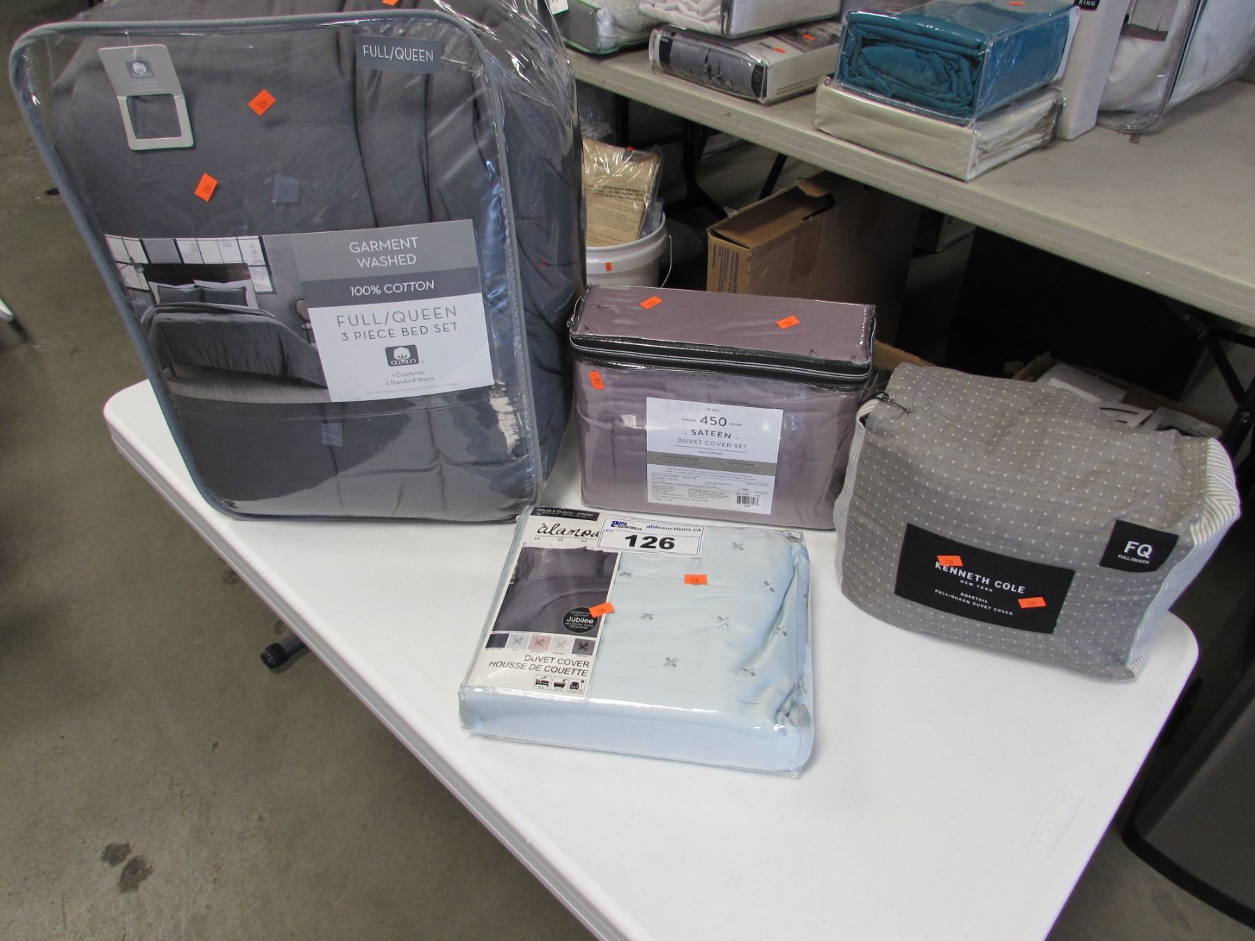 Garment Washed 100 Cotton Full Queen Bed Set Kenneth Cole Full