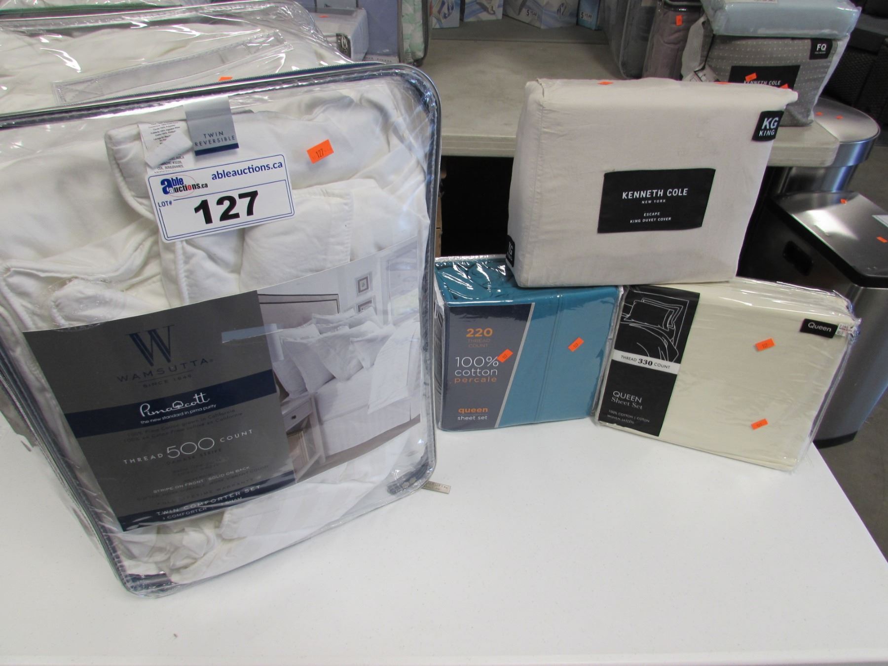 Wamsutta Twin Reversible Comforter Set 2 Queen Sheet Sets Kenneth