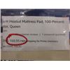 Image 2 : SUNBEAM HEATED & QUILTED MATTRESS PAD