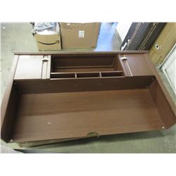 NEW REAL SPACE STANDHALL COLLECTION HUTCH (WALNUT FINISH)