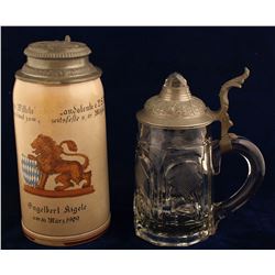 Two Antique Steins