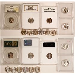 Uncirculated Mercury Dimes