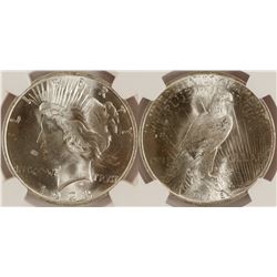 1923 Peace Dollar, MS 64