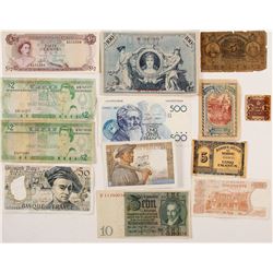 Western World Currency Lot