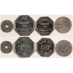 Five Assorted Tokens