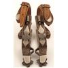 Image 1 : Crockett Silver Overlaid Bull Riding Style Spurs