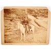 Image 1 : Mounted Photograph of Armed Man on Horseback