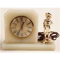 Cowgirl Electric Clock