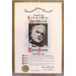 Lorne Greene Award