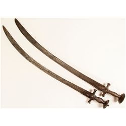 a Pair of Mameluke swords
