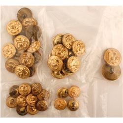 Forty Misc. Navy Buttons