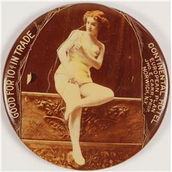 Mirrored Advertisement Pin