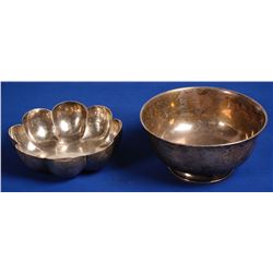 Two Sterling Silver Bowls