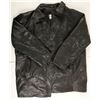 Image 1 : Men's Black Leather Car Coat