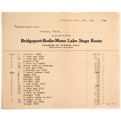 Bridgeport-Bodie-Mono Lake Stage Route