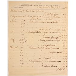 Hawthorne and Bodie Stage Line