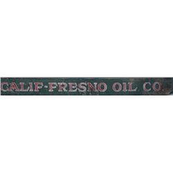 Calif – Fresno Oil Company Sign